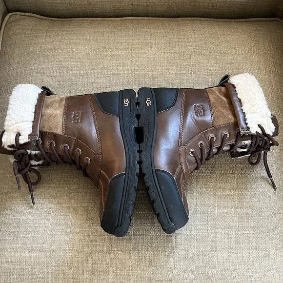 KIDS UGG Boots Size 3 BUTTE II CWR 1098890K WORCHESTER Waterproof Lined - Picture 6 of 13